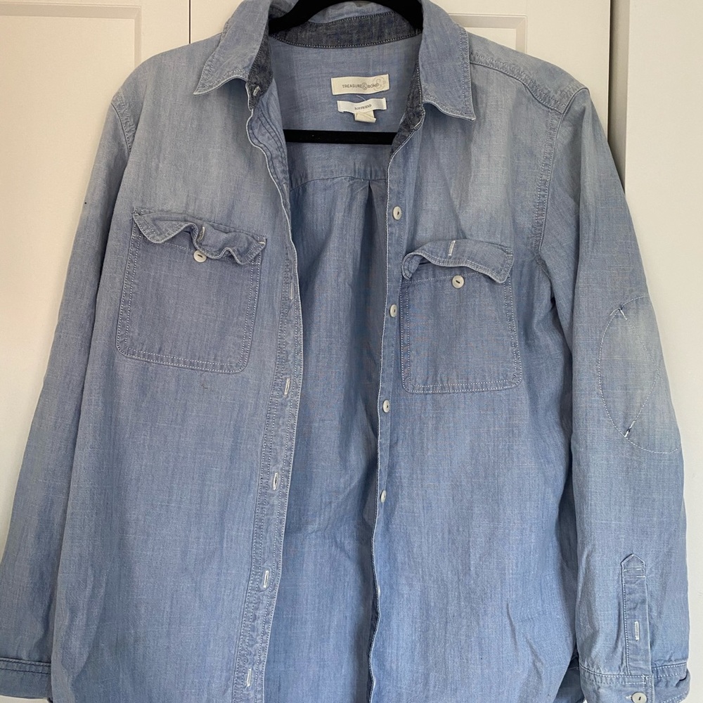 Long sleeve denim shirt